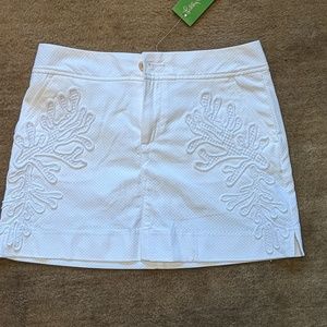 Lilly Pulitzer Nikki Skort white size 4